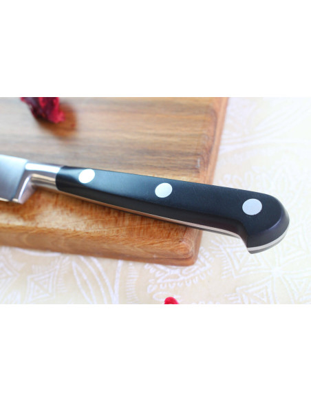 Sabatier Steakmesser Elefant Ideal geschmiedet glatte Klinge 13cm Nylongriff schwarz