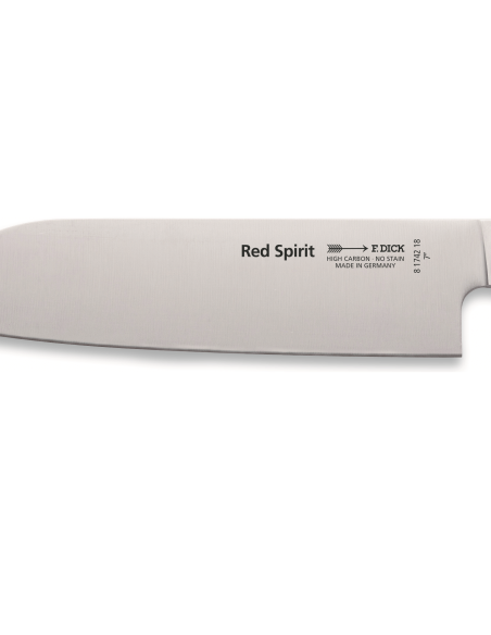 DICK Red Spirit santokukniv rostfritt stål 18cm rött handtag