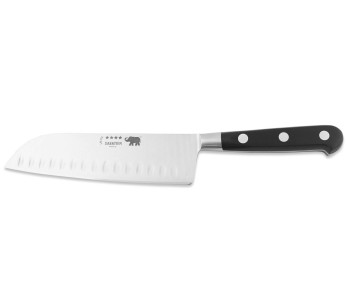 Sabatier Éléphant Idéal Forgé 17 cm santokukniv med svart nylonskaft