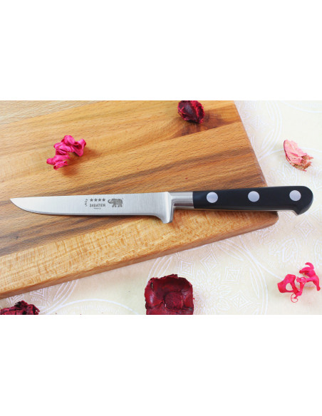 Sabatier Éléphant Idéal Forgé boning knife 13cm black nylon handle