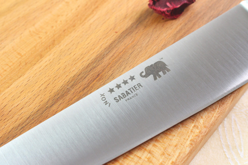Chef ' s knife Sabatier Elephant 20cm Ideal Forged black nylon handle