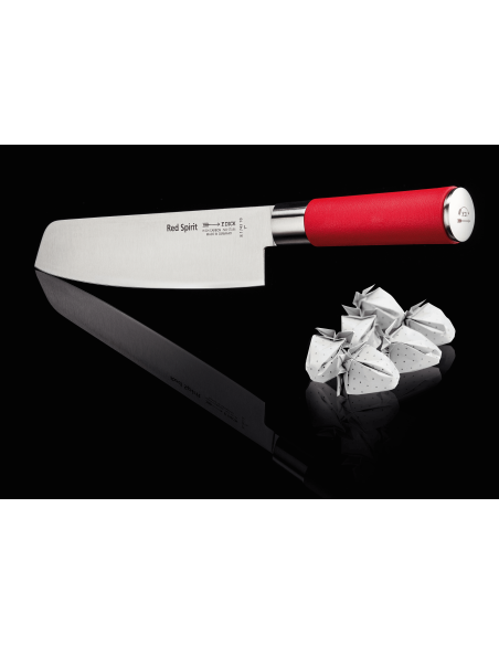 Cuchillo usuba DICK Red Spirit 18cm de acero inoxidable con mango rojo