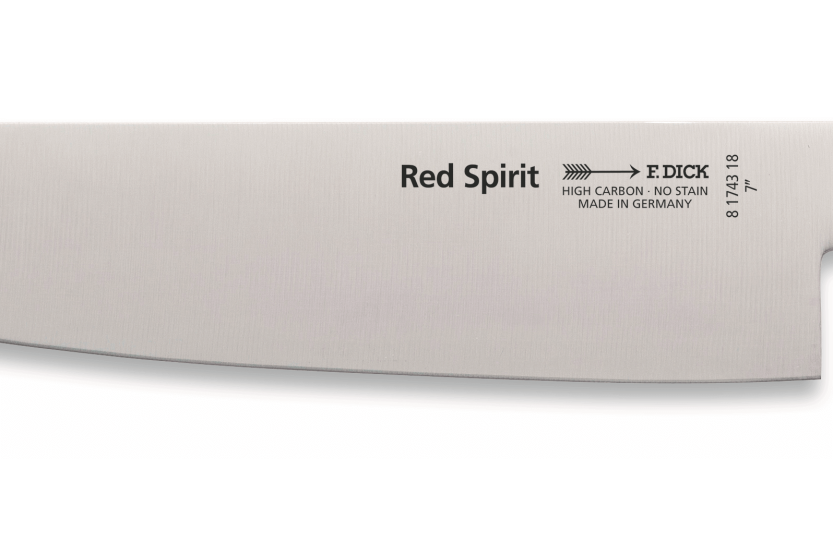Usuba-Messer DICK Red Spirit Edelstahl 18cm roter Griff