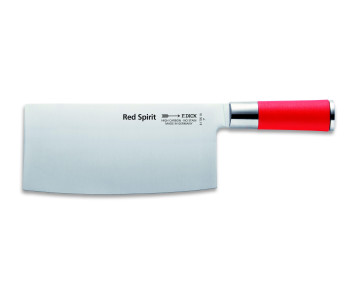 Faca de cozinheiro chinesa DICK Red Spirit Cabo vermelho em aço inoxidável de 18 cm