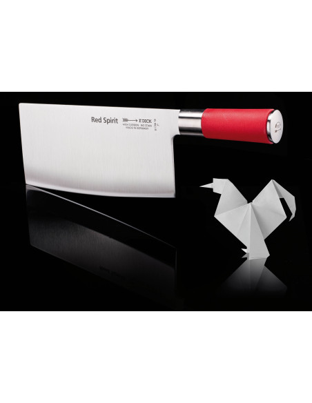 DICK Red Spirit Chinese chef's knife stainless steel 18cm red handle