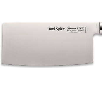 Faca de cozinheiro chinesa DICK Red Spirit Cabo vermelho em aço inoxidável de 18 cm 2