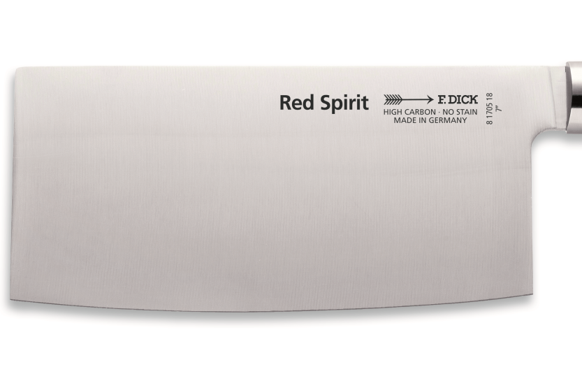 Cuchillo de cocinero chino DICK Red Spirit 18cm acero inoxidable mango rojo