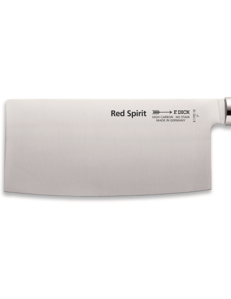Chinesisches Kochmesser DICK Red Spirit Edelstahl 18cm roter Griff