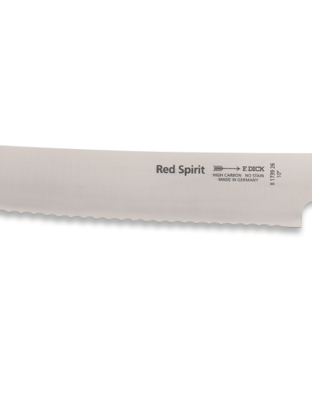 DICK Red Spirit Coltello da pane in acciaio inox 26 cm manico rosso