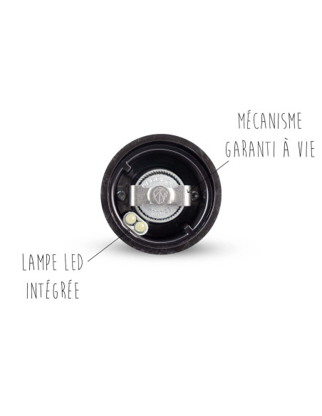Elektrische Pfeffermühle Peugeot Elis Sense U'Select 20cm Edelstahl mit Beleuchtung