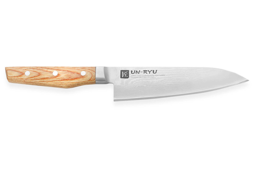 Shimomura Un-Ryu 17cm 33 layer damascus japanese chef ' s knife