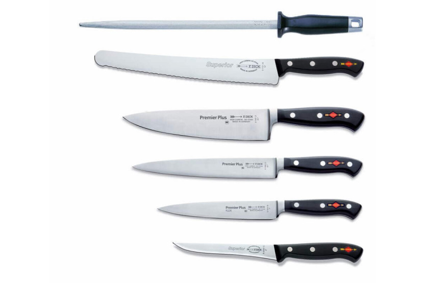 DICK 11-piece premium leatherette chef ' s set