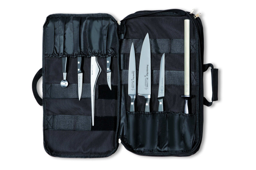 Estuche blando DICK 5 cuchillos + 3 utensilios de alta gama