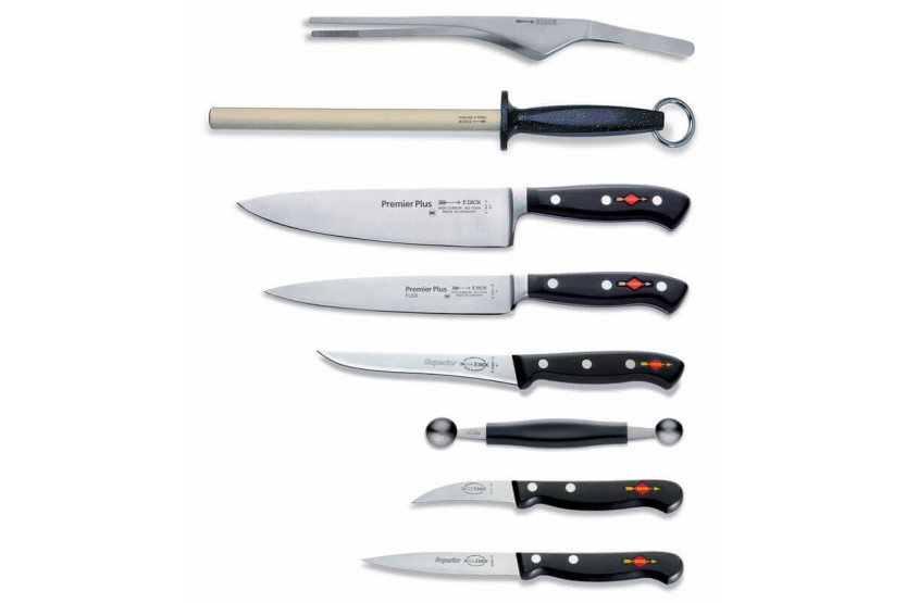 DICK soft case 5 kniver + 3 avanserte redskaper