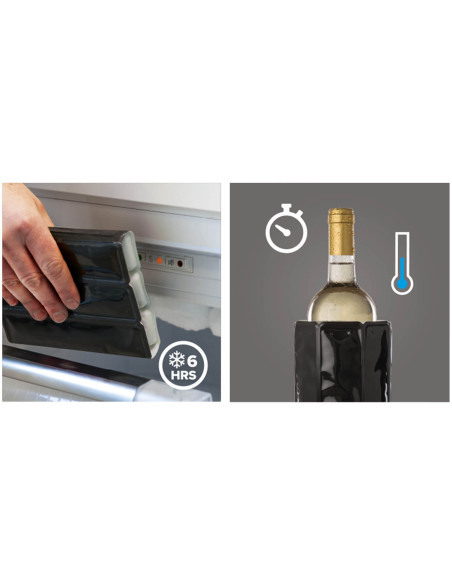 Refrigerador de vinho Vacu Vin noir