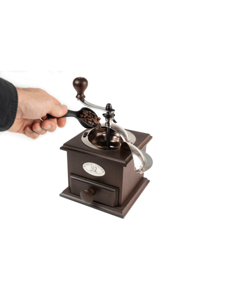Peugeot Nostalgie manuell kaffekvarn i chokladbok 21cm