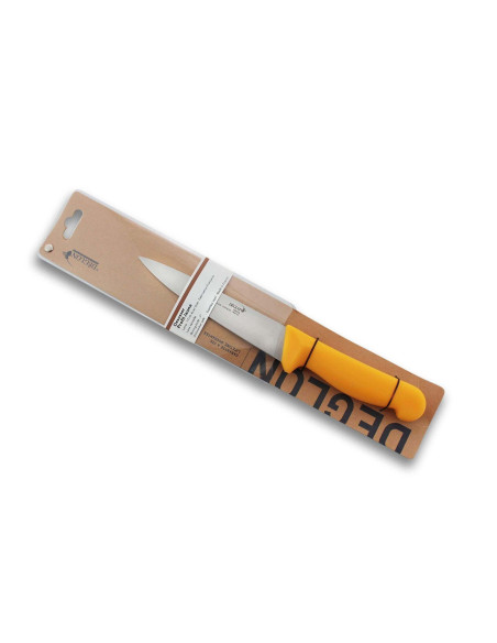 Déglon Profil coltello professionale per sanguinare con lama da 14 cm - manico giallo