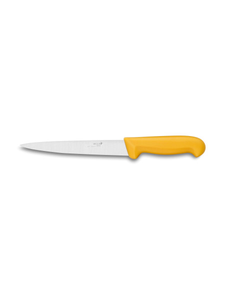 Deglon Profil schilmesje 20cm lemmet, geel handvat