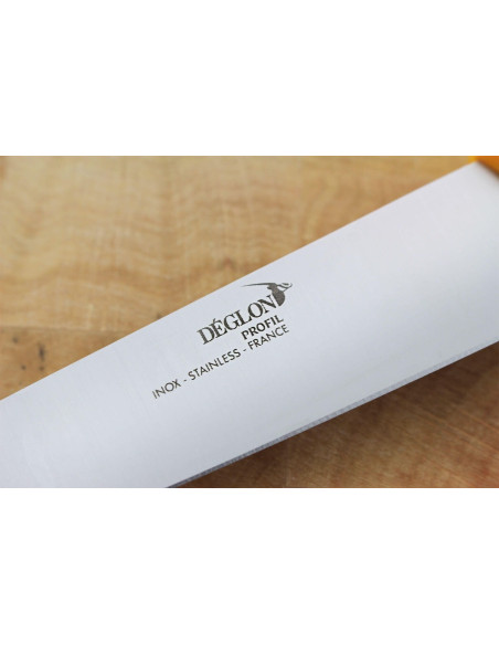 Deglon cuchillo profesional perfil flexible 20cm - mango amarillo