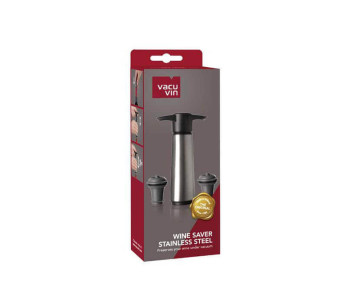 Conjunto de 5 peças de aço Vacu-Vin para guardar vinhos