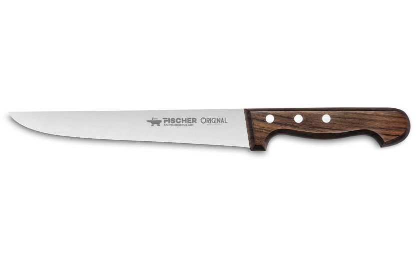 Faca de talhante Fischer Original , lâmina de 20cm, cabo de madeira