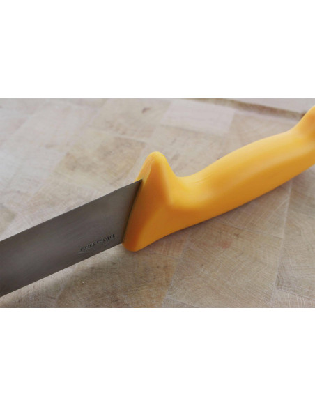 Ammattilaislihaveitsi Déglon Profil 35cm terä - keltainen kahva