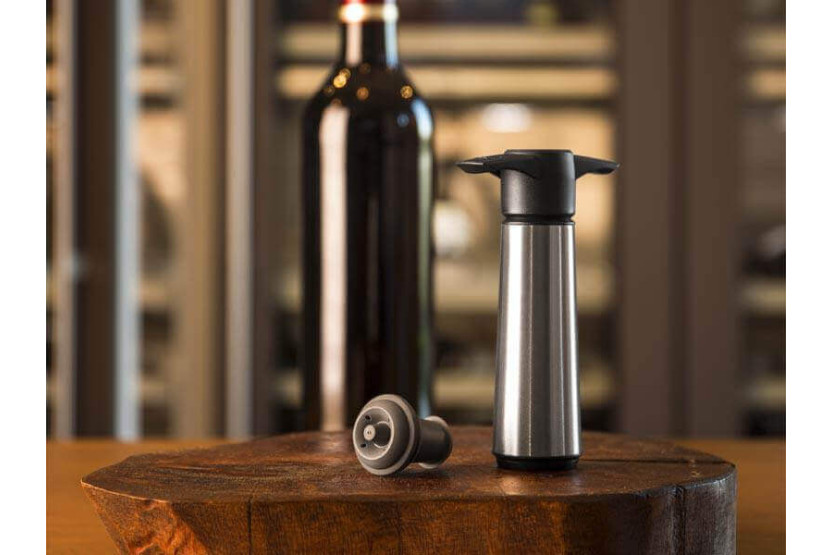 Juego de acero Vacu-Vin de 5 piezas para vino