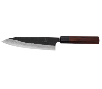 18cm Nao Yamamoto Damasco AS forjado cuchillo de chef japonés
