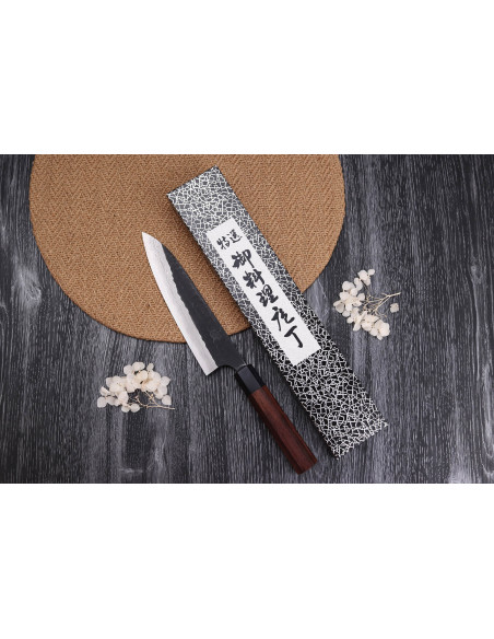 Nao Yamamoto Damascus AS forged japanese chef ' s knife 18cm
