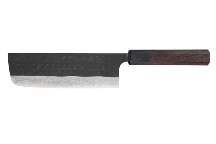 Nao Yamamoto Damasco AS 16,5 cm Coltello giapponese coltello nakiri , forgiato a mano
