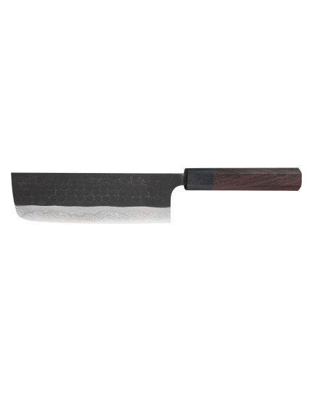 Nao Yamamoto Damascus AS rough forged 16.5cm Japanese nakiri knife