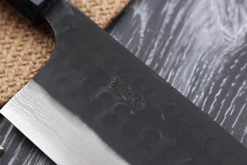 Nao Yamamoto Damascus AS ruw gesmeed 16,5cm Japans nakiri mes
