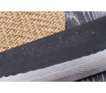 Cuchillo Cuchillo santoku AS Damasco Nao Yamamoto de 16,5 cm , artesanía tradicional japonesa 2