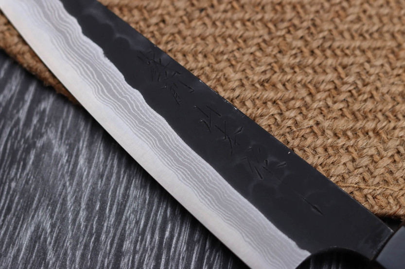 Nao Yamamoto Damascus AS Forged 13.5cm Handmade Japanese Utility Knife