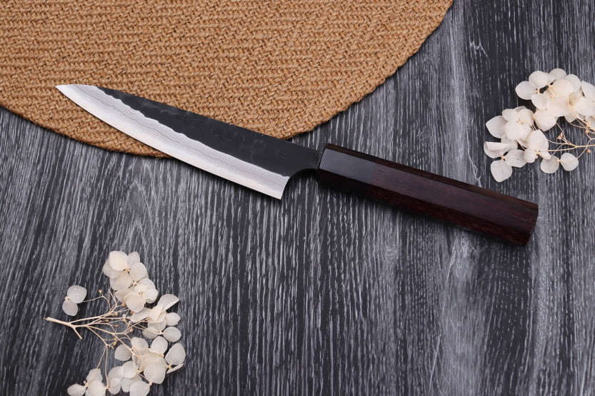 Nao Yamamoto Damascus AS Artisanal Japanese 13.5cm Utility Knife