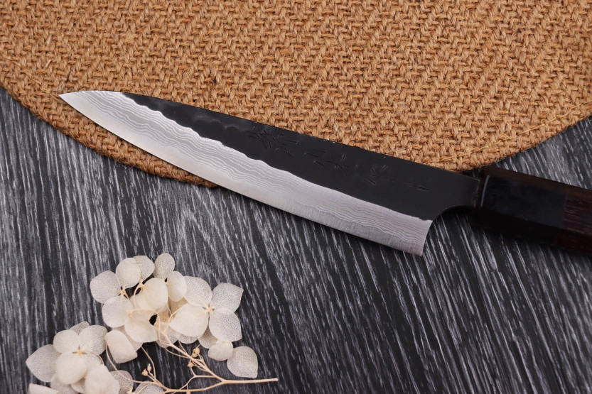 Nao Yamamoto Damascus AS Artisanal Japanese 13.5cm Utility Knife