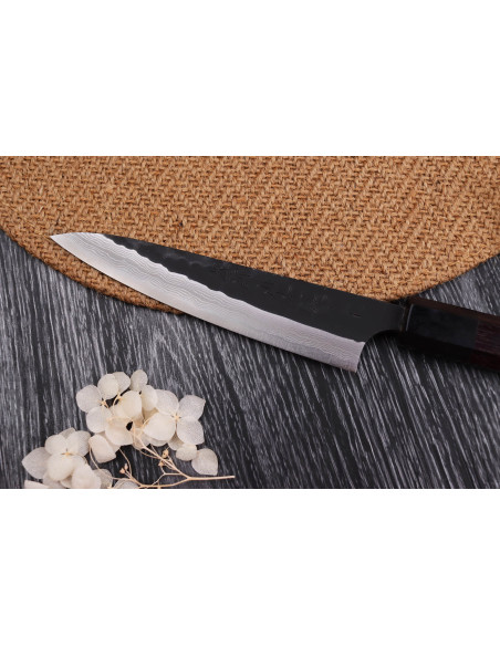 Nao Yamamoto Damascus AS Artisanal Japanese 13.5cm Utility Knife