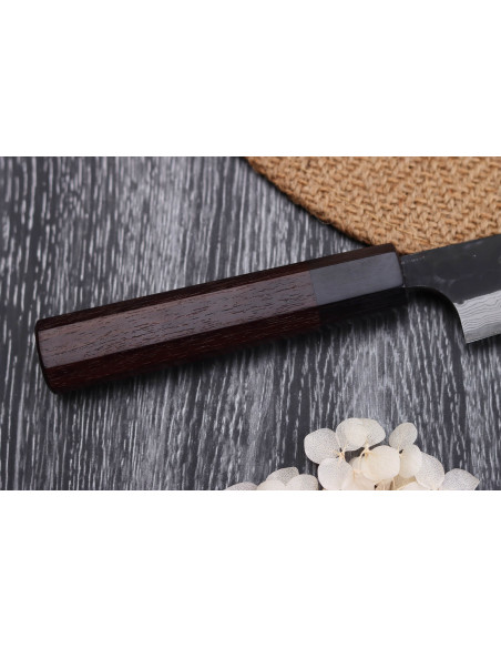 Nao Yamamoto Damascus AS Forged 13.5cm Handmade Japanese Utility Knife