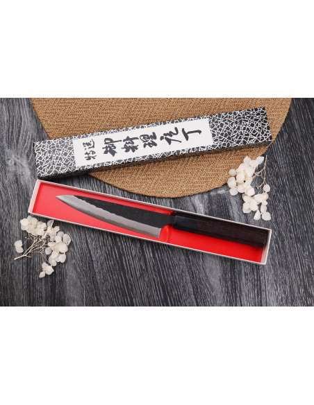Nao Yamamoto Damascus AS Artisanal Japanese 13.5cm Utility Knife