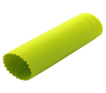 Espremedor de alho de silicone de 14 cm - verde