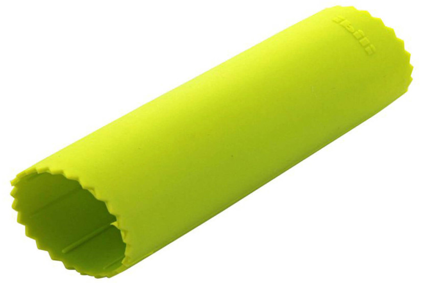 14cm silicone garlic press - green