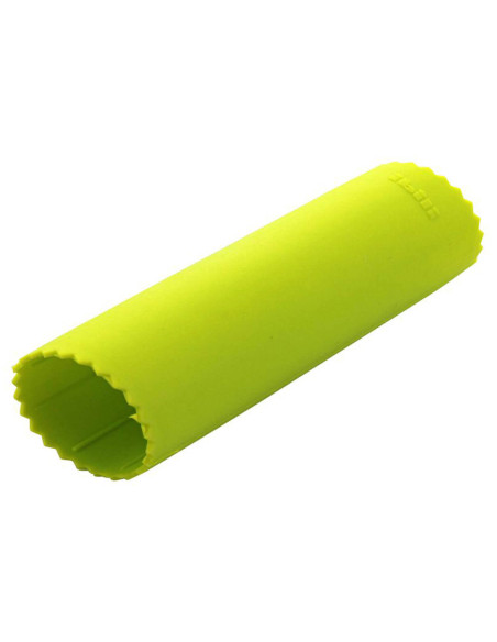 14cm silicone garlic press - green