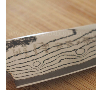 Cuchillo santoku Tojiro Shippu Black Damas, hoja 16,5cm 2