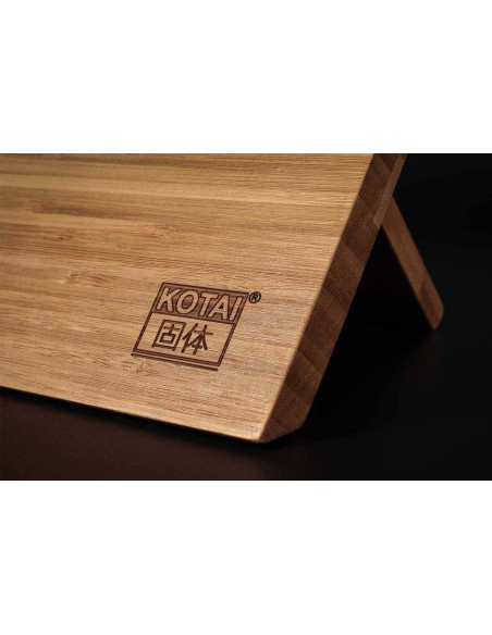 Portacuchillos magnético plegable Kotai de bambú 30x22cm