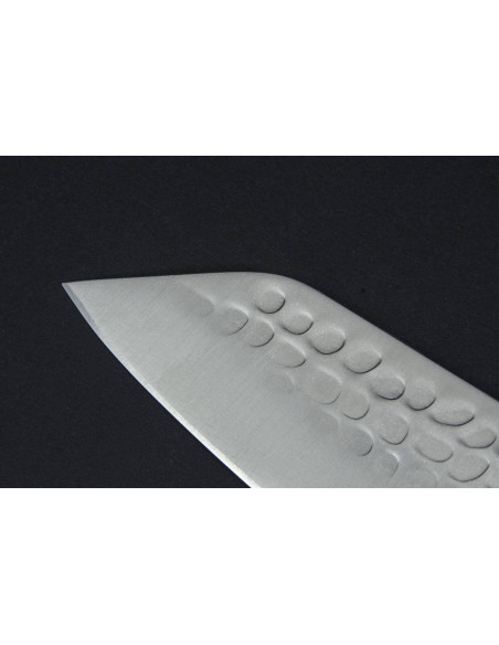 Kotai kiritsuke kokkekniv 20 cm hamret blad ibenholt håndtag med skede