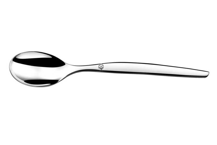 Lou Laguiole Jet all stainless steel coffee spoon 14cm