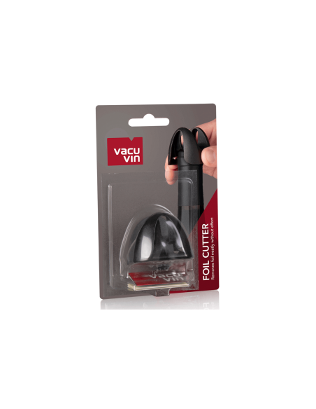 Vacu 4-wheel wine cap cutter Black wine