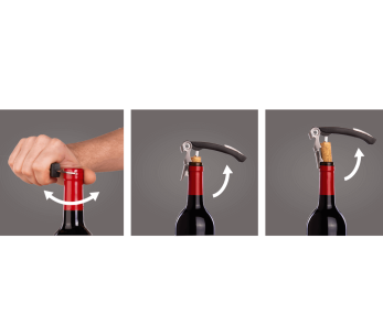Vacu Vin classique 4-osainen viinisetti 2
