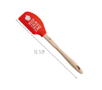 Zassenhaus Keep Calm silikonimarja 30,5cm puinen kahva