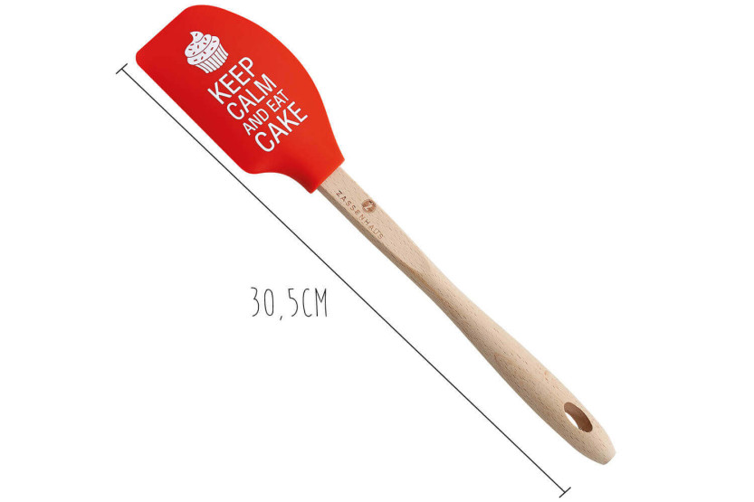 Zassenhaus Keep Calm siliconen mary 30,5cm houten handvat